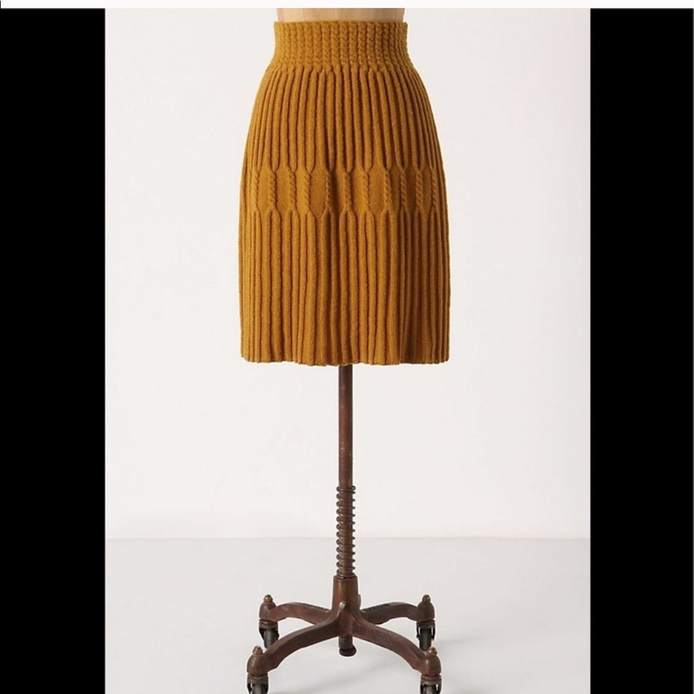 Anthropologie far away from close Bellevue skirt L